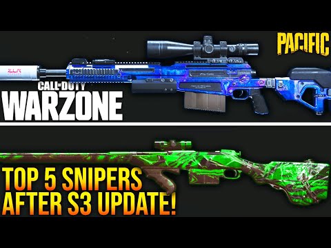 WARZONE: New TOP 5 BEST SNIPERS After Update! (Warzone Best Sniper Loadouts)