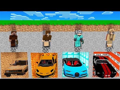 YANLIŞ ARABA ÇUKURUNU SEÇERSEN ÖLÜRSÜN 😱 – Minecraft