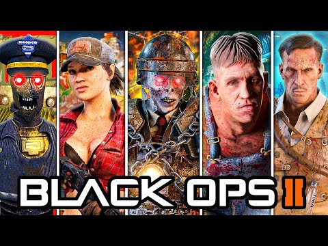 Beating EVERY BLACK OPS 2 ZOMBIES EASTER EGG in one video…