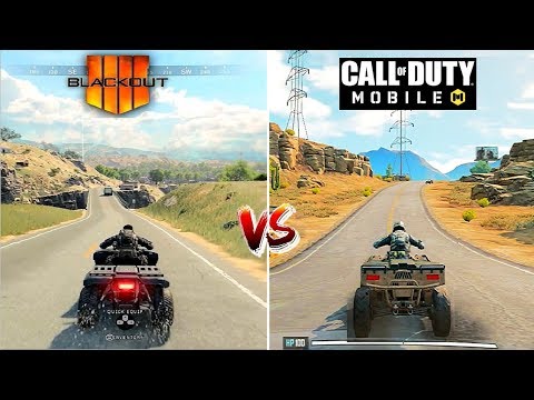 Call of Duty Mobile vs. Call of Duty Black Ops 4 : Blackout – Battle Royale Comparison
