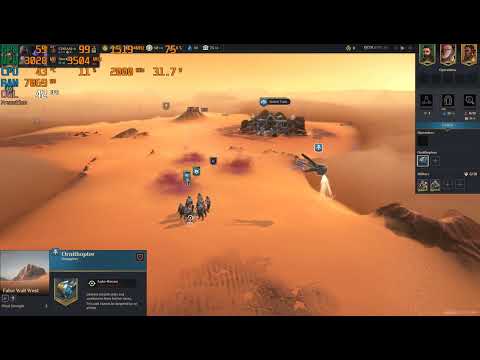 Dune  Spice Wars  – GTX 1050 TI 4G + Xeon E5-2651 V2 + 64GB DDR3 1600MHZ