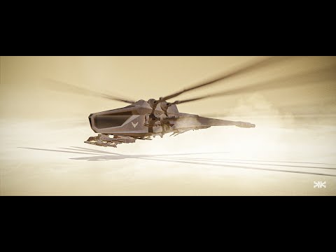 I Recreate Dune Ornithopter Scene In Blender