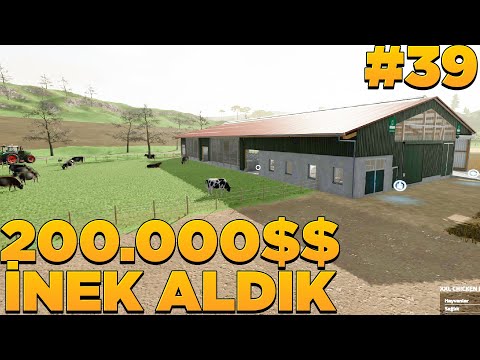 1.000.000 $ İNEK AHIRI KURDUK | FARMİNG SİMULATOR 2022 | FS 22 | farming simulator inek bakımı