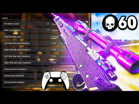 #1 *BEST* CONTROLLER SETTINGS in WARZONE!🔥 (SENSITIVITY + DEADZONE)