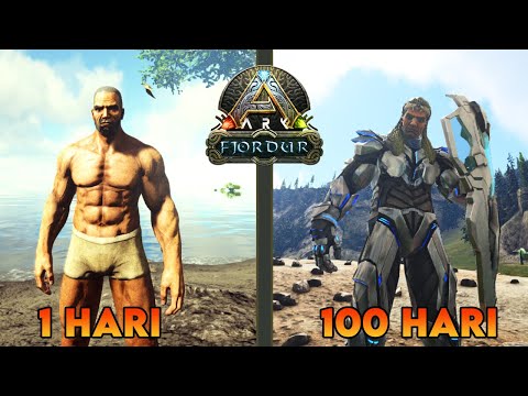 100 Hari Di ARK Survival Evolved Fjordur