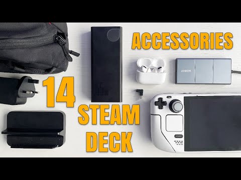 14 Steam Deck Accessories that you need. Anker hub. Baseus power bank. sandisk memory card