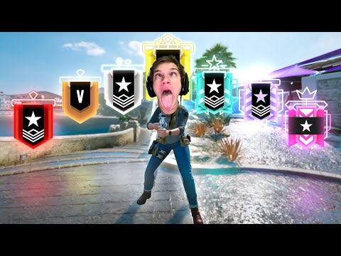 1v1 vs EVERY Rank in Rainbow Six Siege