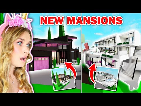 2 *NEW* HUGE MILLIONAIRE MANSIONS In Brookhaven! (Roblox)