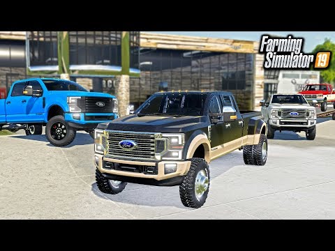 2020 FORD SUPERDUTYS GET DELIVERED TO RCC! + CUSTOM TREMOR | FARMING SIMULATOR 2019