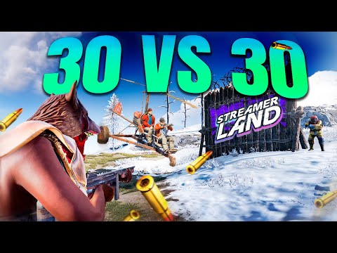 30 vs 30 !QUE LOCURA! – RUST – Gameplay español