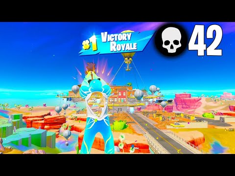 42 Elimination Solo vs Squads Wins (Fortnite Chapter 3 Full Gameplay Season 4)
