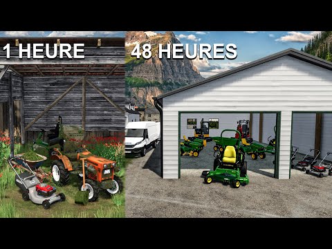 48h00 dans une entreprise paysagiste abandonnée, voici ce qu'il s'est passé | Farming Simulator 22