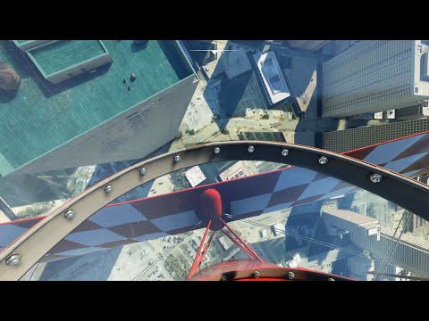 [4K] Dallas (Texas, USA) in Microsoft Flight Simulator 2020: Aerobatics in Downtown