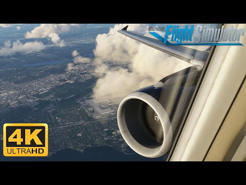 4K | Microsoft Flight Simulator 2020 – ULTRA GRAPHICS – FENIX A320 Takeoff at MONTREAL AIRPORT