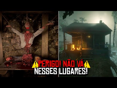 5 LUGARES ASSUSTADORES QUE VOCÊ NÃO DEVE IR – Red Dead Redemption 2