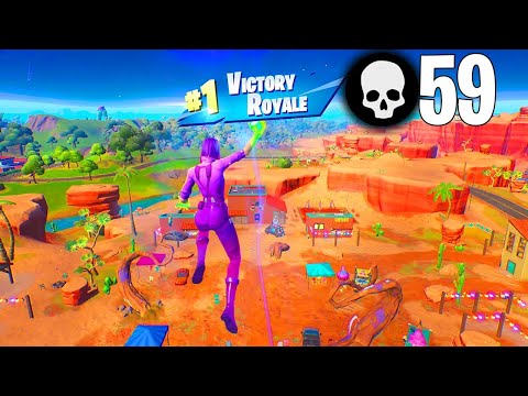 59 Kill Solo vs Squads *WORLD RECORD*  (Fortnite Chapter 3 Season 3 Full Gameplay Win)