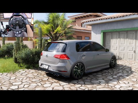 600BHP Volkswagen Golf R – Forza Horizon 5 | Thrustmaster T300RS