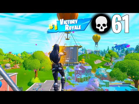 61 Elimination Solo vs Squads Win (Fortnite Chapter 3 Full Gameplay Season 4)