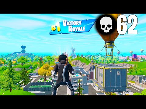 62 Elimination Solo vs Squads Wins (Fortnite Chapter 3 Full Gameplay Season 4)