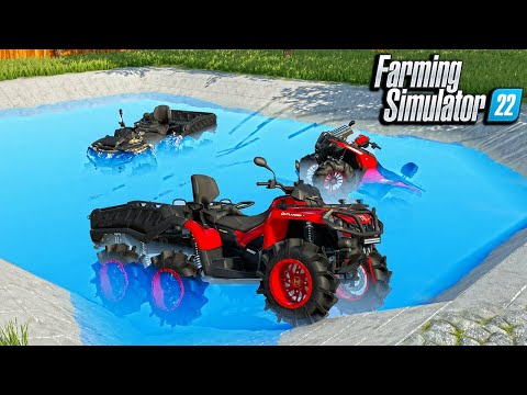6X6 ATV vs POOL! (didn't go to plan)