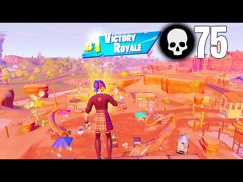 75 Elimination Solo vs Squads Wins (Fortnite Chapter 3 Full Gameplay Season 4)