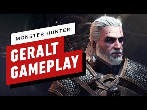 8 Minutes of Monster Hunter World Witcher Crossover Gameplay