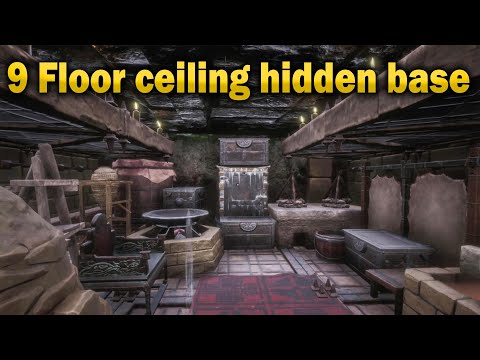 9 Floor ceiling hidden base | Conan Exiles