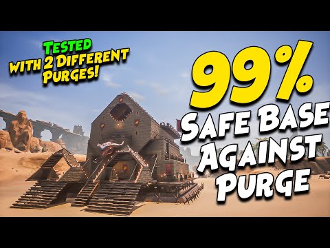 99% Safe Base Against Purge | CONAN EXILES
