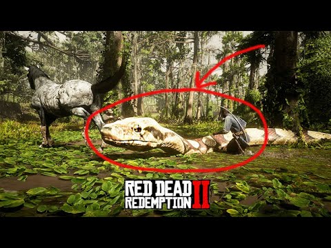 A COBRA GIGANTE nos encontrou – SERPENTE DE 15 METROS – Red Dead Redemption 2