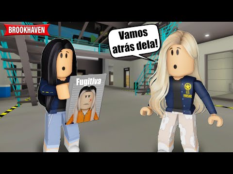A CRIMINOSA FUGIU DA PRISÃO DE SEGURANÇA MÁXIMA | Historinhas Brookhaven RP🏡 | Roblox