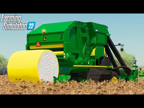A FINALEIRA DA SAFRA DE ALGODÃO (MATOPIBA MAP) | Farming Simulator 22