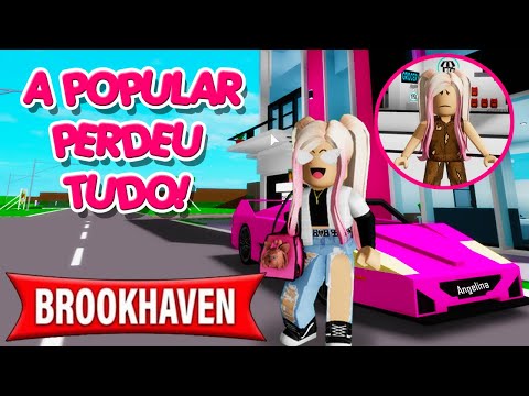 A GAROTA RICA QUE FICOU POBRE GASTANDO TODO SEU DINHEIRO! – Roblox – Historinhas Brookhaven premium