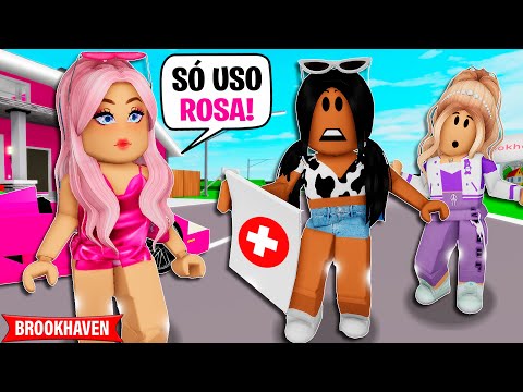 A MENINA QUE SÓ USAVA ROSA ESCONDIA UM SEGREDO| Historinhas Brookhaven Roblox | Bibi e Lud