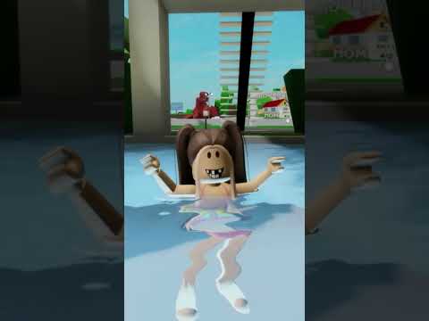 A Piscina Grande Brookhaven Rp Roblox #shorts