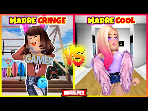 ADOPTADA POR MADRE CRINGE VS MADRE COOL 😱 Roblox Brookhaven rp Mini Pelicula (Historia de roblox)