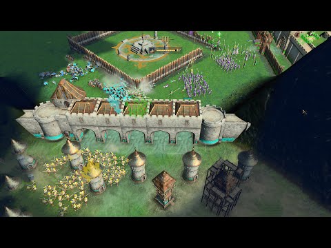 Age of Empires 4 – 2v2v2v2 CBA BEING THE WILD CARD | Multiplayer Gameplay