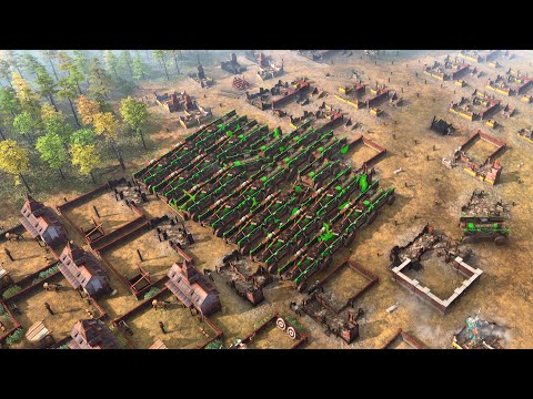 Age of Empires 4 – 3v3 MASSIVE FOREST NOTHING BATTLE | Multiplayer Gameplay