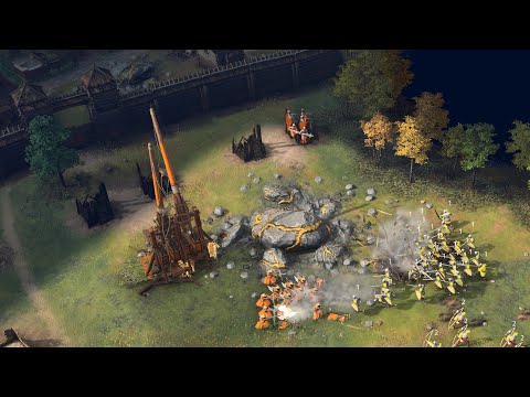 Age of Empires 4 – 3v3 SURPRISING ARTILLERY RUSH | Multiplayer Gameplay