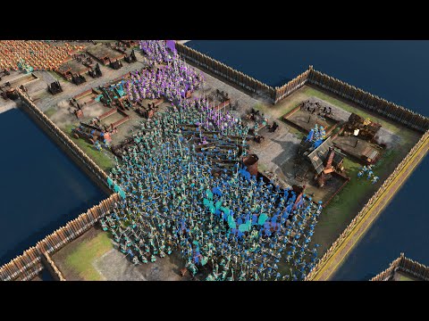 Age of Empires 4 – 4v4 CBA MASSIVE ARMY SPAM | Multiplayer Gameplay