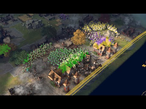 Age of Empires 4 – 4v4 PUSHED BY OVERWHELMING NUMBERS | Multiplayer Gameplay