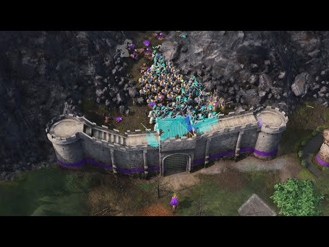 Age of Empires 4 – 4v4 UNDER CONSTANT ATTACK | Multiplayer Gameplay
