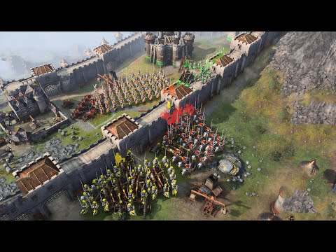 Age of Empires 4 – 4v4 UNSTOPPABLE FRENCH ASSAULT | Multiplayer Gameplay