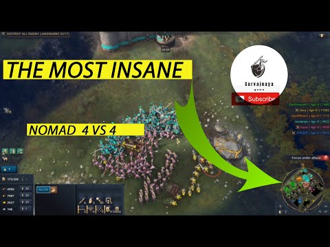 Age of Empires 4 – 4vs4  | The Holy Roman Empire  | Multiplayer Game-Play