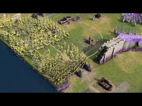 Age of Empires 4 – 8P FFA CBA THE LONG WAR | Multiplayer Gameplay