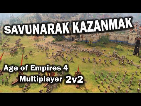 Age of Empires 4 Demir Gibi Savunma – Age of Empires 4 Türkçe Multiplayer 2v2