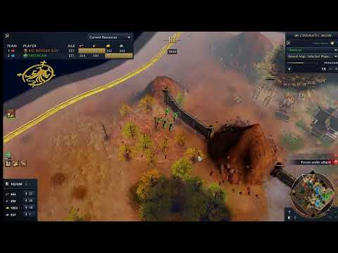 Age of Empires 4 Diamond Ranked match season 2 Mongol vs Rus