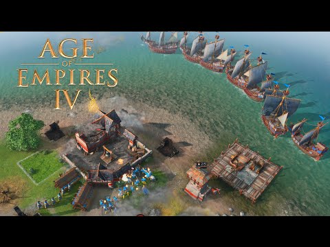AGE OF EMPIRES 4 – RUSH DOS ROMANOS e DOMINANDO O MAR!
