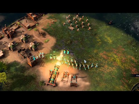 Age of Empires IV – GREAT BOMBARDS ARE HERE! No Commentary Gameplay of Ottomans!