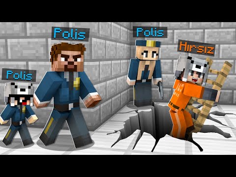 AİLEMİN TEHLİKELİ HAPİSHANESİNDEN KAÇIYORUM 😱 – Minecraft