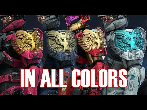 All Armor Coatings on the HIGHCOM SENTINEL Shoulders | Halo Infinite